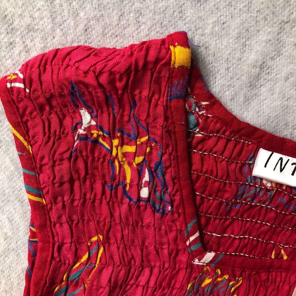 Nwot - Tropical Print Sarong & Elasticized Top - image 7